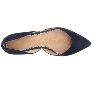 Sam Edelman Rodney Navy Suede Flats